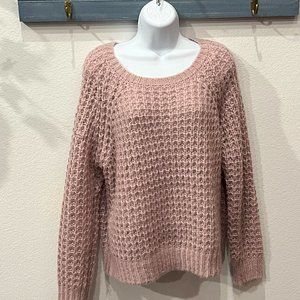 Loose Knit Sweater in Pink